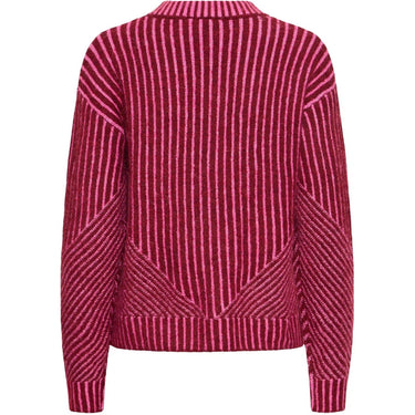 Maglioni Donna Ichi - Ihkamara Ls Stripe5 - Rosso