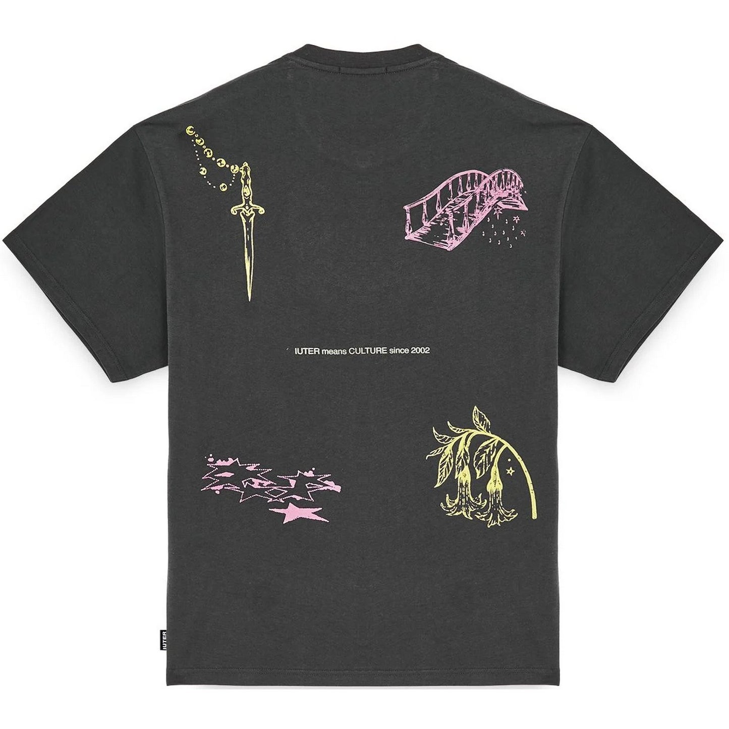 T-shirt Uomo Iuter - Culture Tee - Grigio