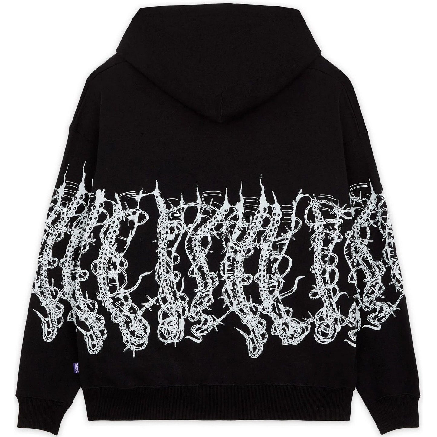 Felpe con cappuccio Uomo Octopus - Octopus By Giorgio Di Salvo – Barbed Wire Hoodie - Nero