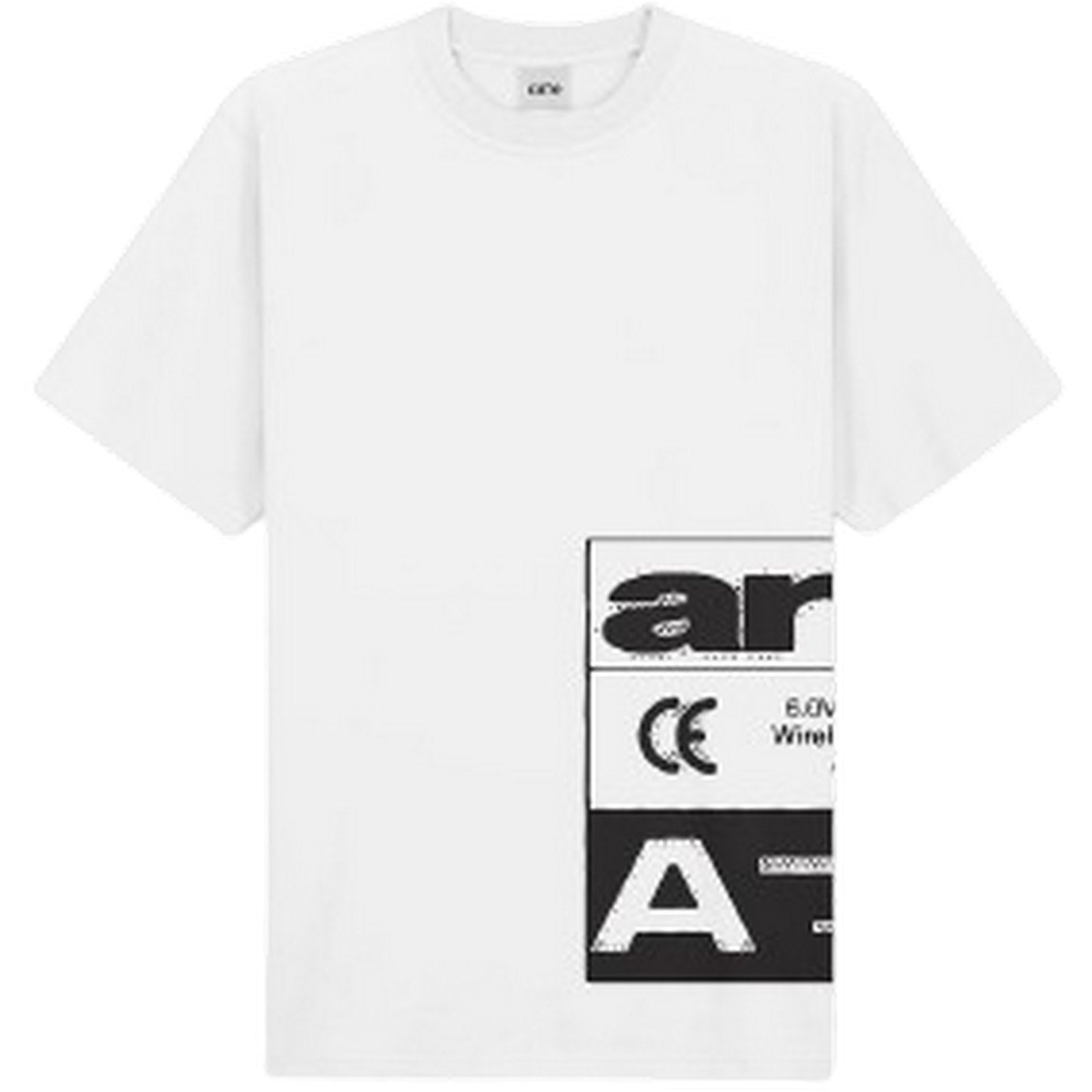 T-shirt Uomo Arte Antwerp - Side Serial T-shirt - Bianco