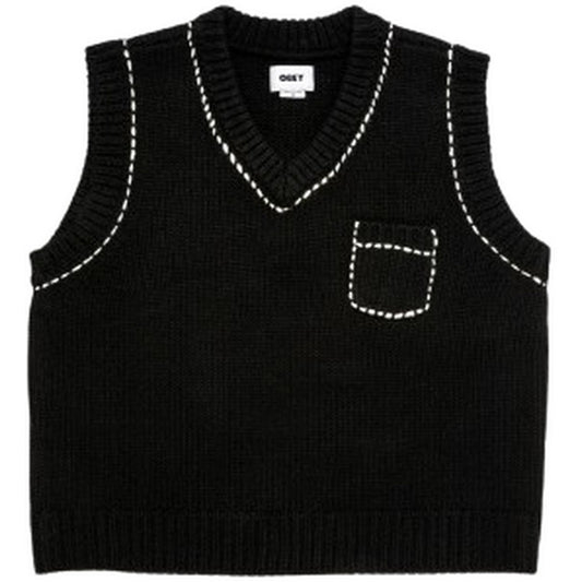 Gilet Unisex Obey - Murphy Sweater Vest - Nero