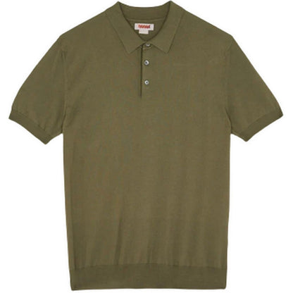 Baracuta Polo pour hommes - SS Polo Knit Cotton Garment Dyed - Vert