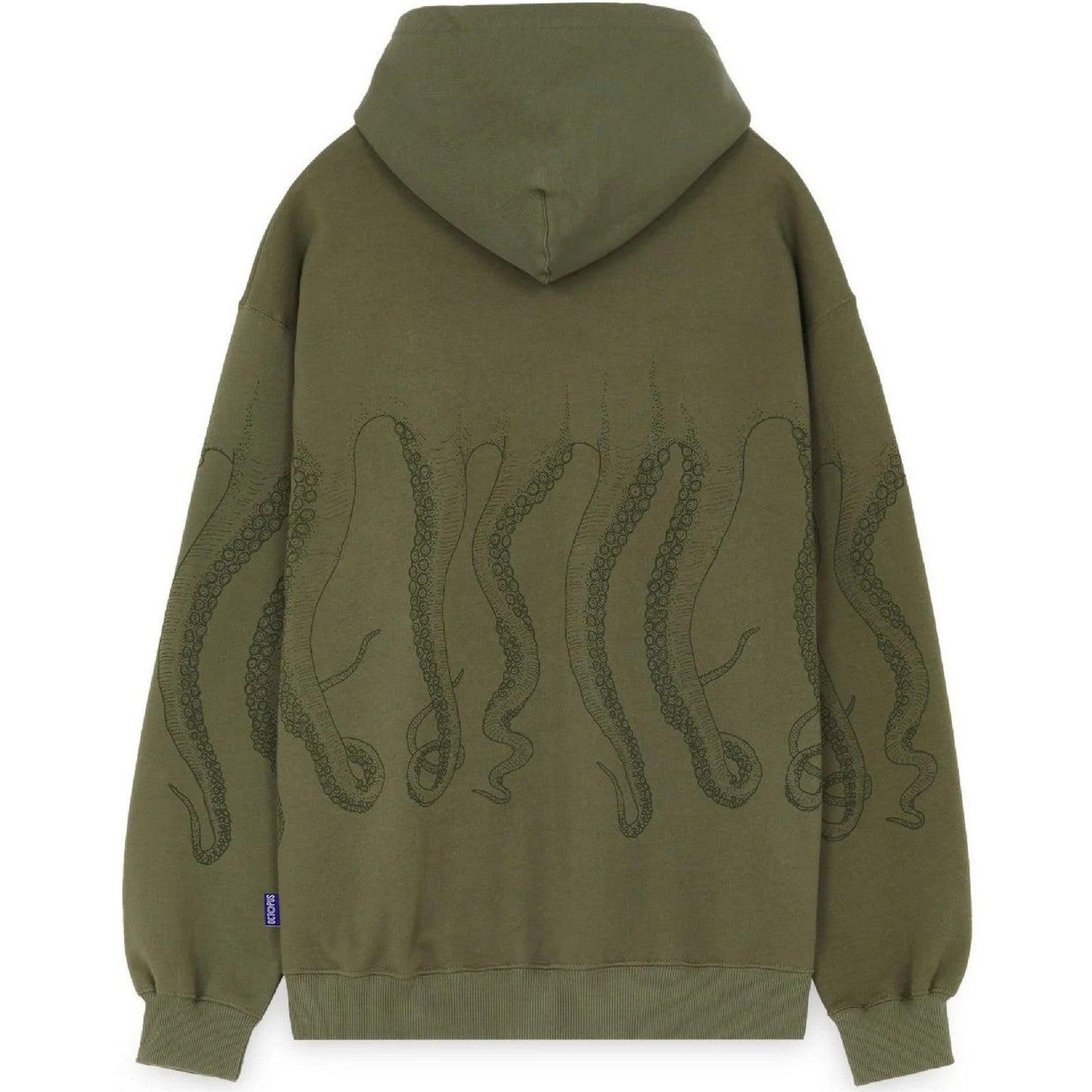 Felpe con cappuccio Uomo Octopus - Octopus Outline Hoodie - Verde