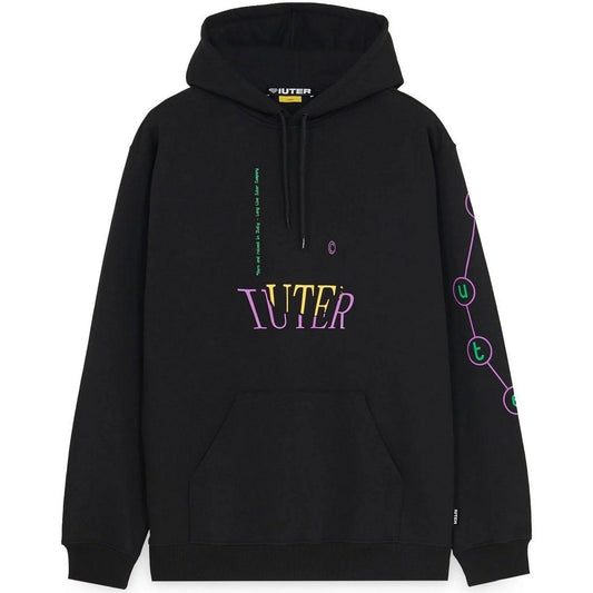 Felpe con cappuccio Uomo Iuter - Hand Hoodie - Nero