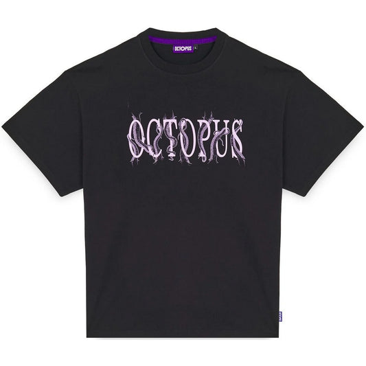 T-shirt Uomo Octopus - Tentacles Logo Tee - Nero