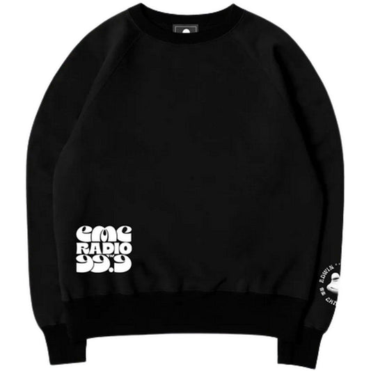 Maglie a manica lunga Uomo Edwin - Emc Radio Sweat - Nero