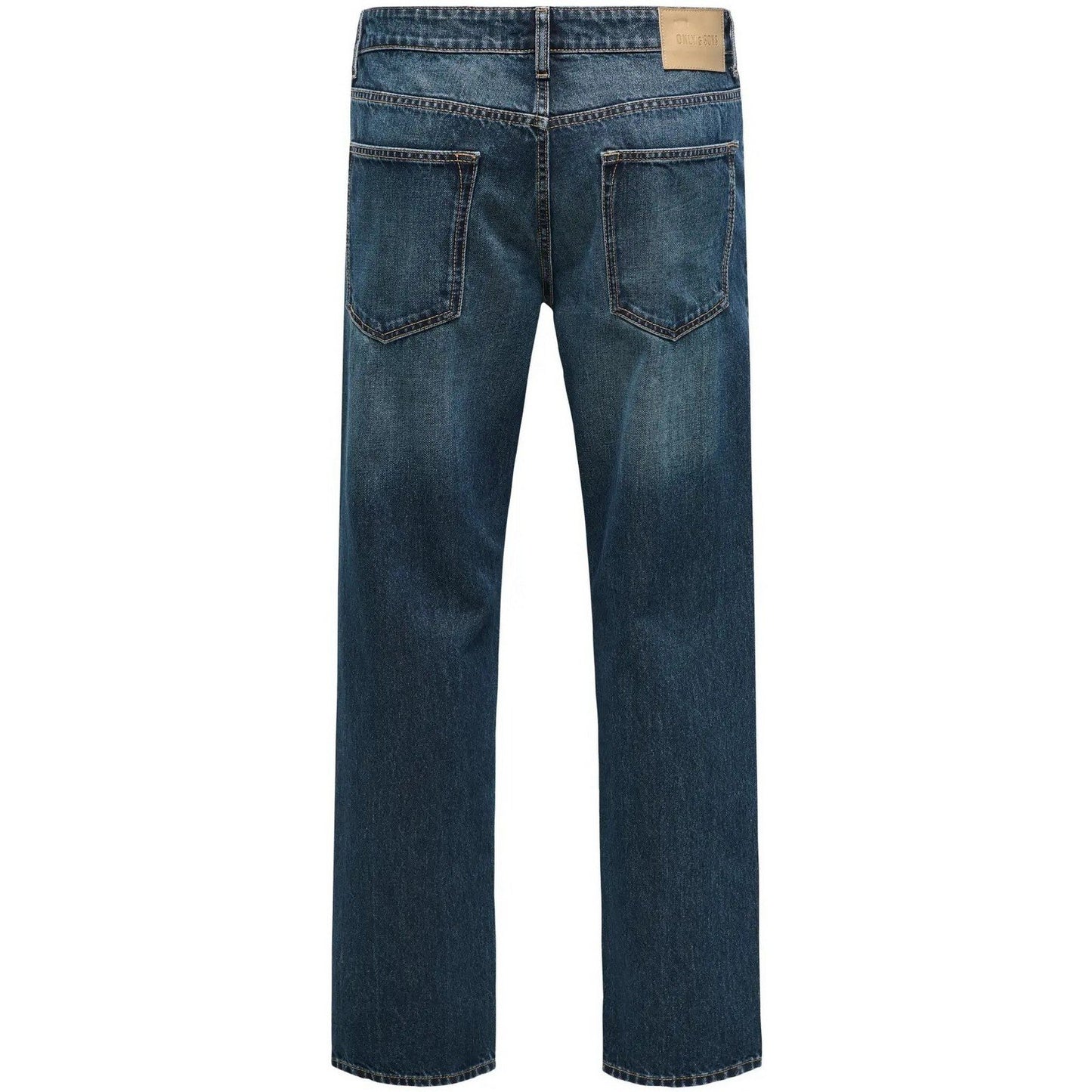 Jeans Uomo Only & Sons - Onsedge Straight Db 2103 Azg Dnm - Blu