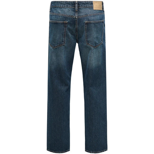 Jeans Uomo Only & Sons - Onsedge Straight Db 2103 Azg Dnm - Blu