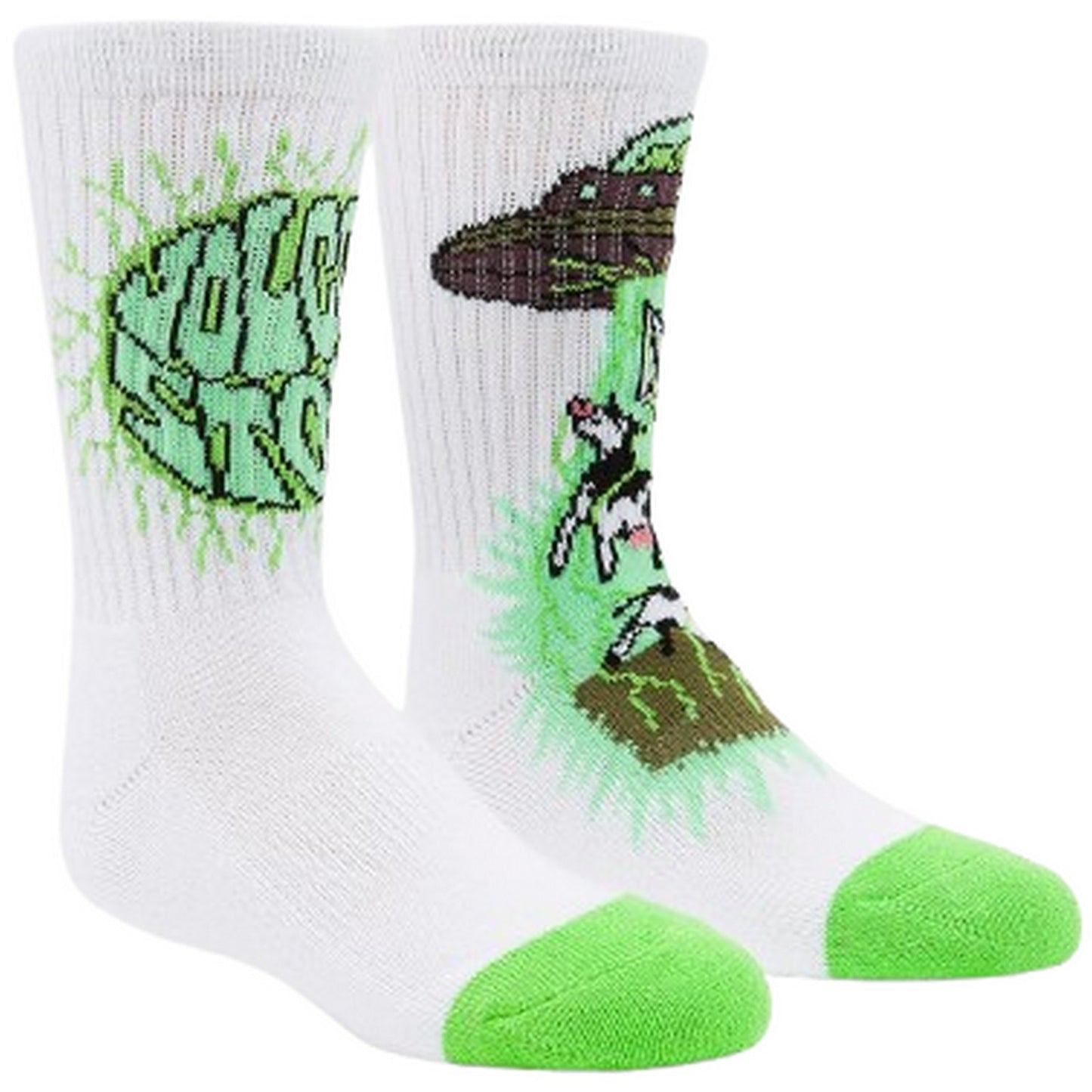 Calze Uomo Volcom - Udder Space Sock - Bianco