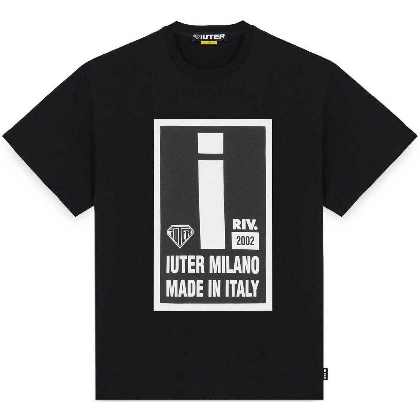 T-shirt Uomo Iuter - Vape Tee - Nero