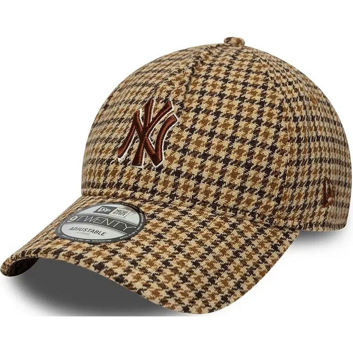 Cappellini da baseball Unisex New Era - Check 9Twenty Af - Marrone