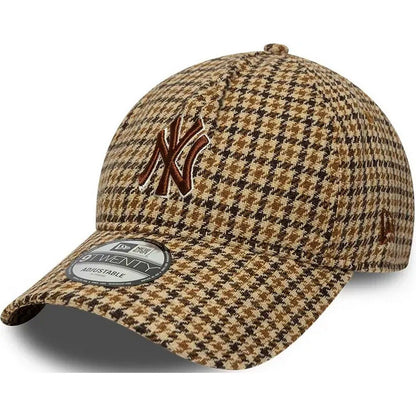 Cappellini da baseball Unisex New Era - Check 9Twenty Af - Marrone