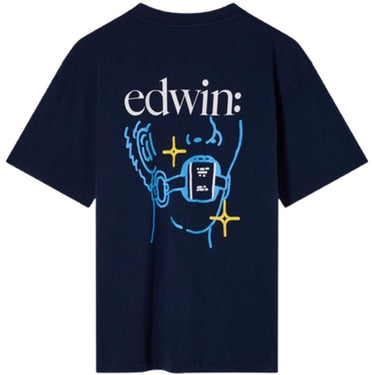 Edwin Men's T-shirt - Fact Ts - Blue