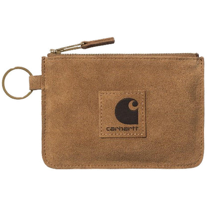 Portafogli Unisex Carhartt Wip - Suede Zip Wallet - Marrone