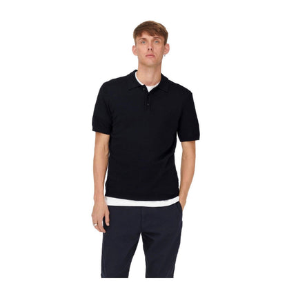 Polo Uomo Only & Sons - Onswyler Life Ss Polo Knit - Blu