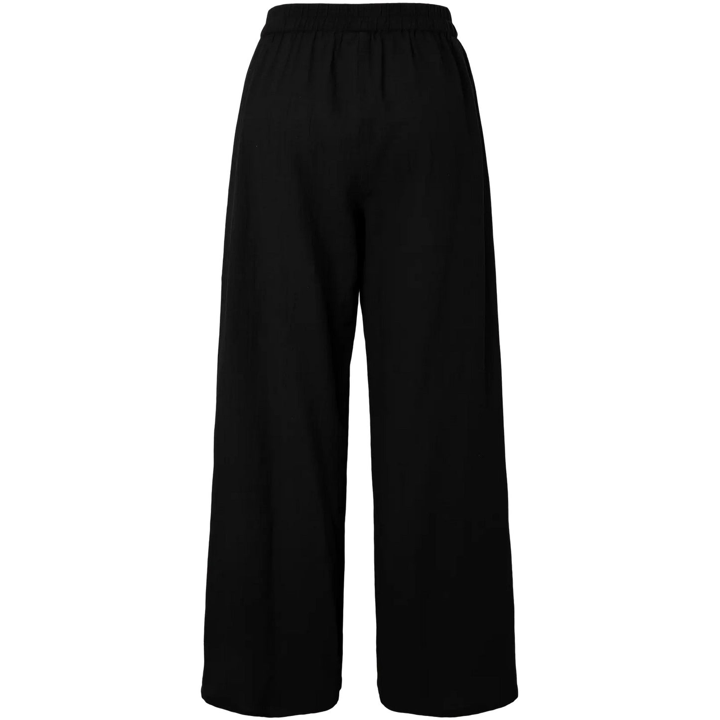 Pantaloni Donna Pieces - Pcagnes Hw High Slit Pant Jrs Bc - Nero