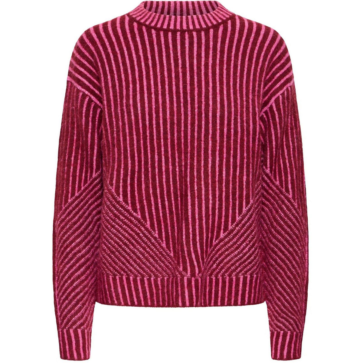 Maglioni Donna Ichi - Ihkamara Ls Stripe5 - Rosso
