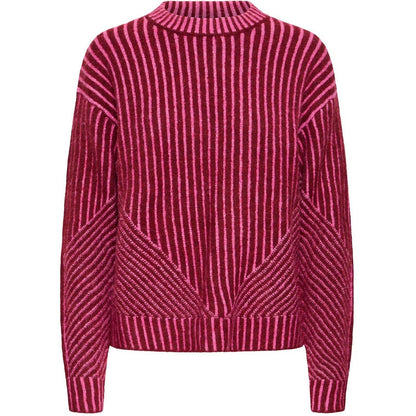 Maglioni Donna Ichi - Ihkamara Ls Stripe5 - Rosso