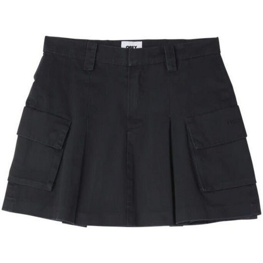 Gonne casual Donna Obey - Andrea Cargo Mini Skirt - Nero