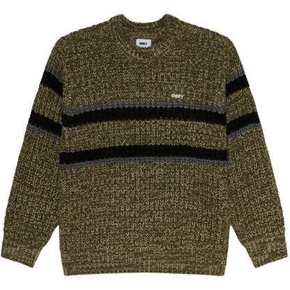 Maglioni Uomo Obey - Obey Alden Sweater - Verde