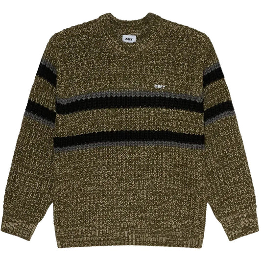 Maglioni Uomo Obey - Obey Alden Sweater - Verde