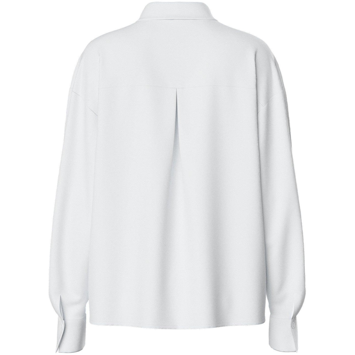 Camicie Donna Pieces - Pcfranan Ls Shirt Noos Bc - Bianco