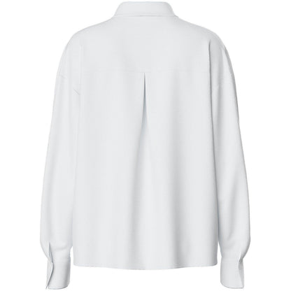 Camicie Donna Pieces - Pcfranan Ls Shirt Noos Bc - Bianco