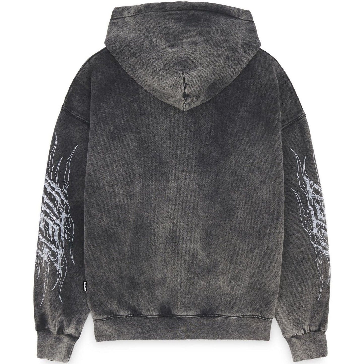 Felpe con cappuccio Uomo Iuter - Tribal Marble Zip Hoodie - Nero