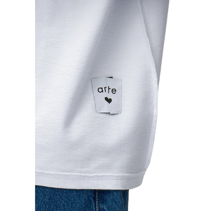 T-shirt Uomo Arte Antwerp - Reversible label T-shirt - Bianco