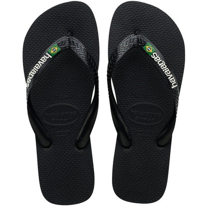 Infradito Unisex Havaianas - Brasil Logo - Nero