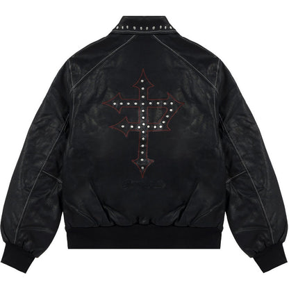 Giacche Uomo Propaganda - Varsity Jacket - Nero