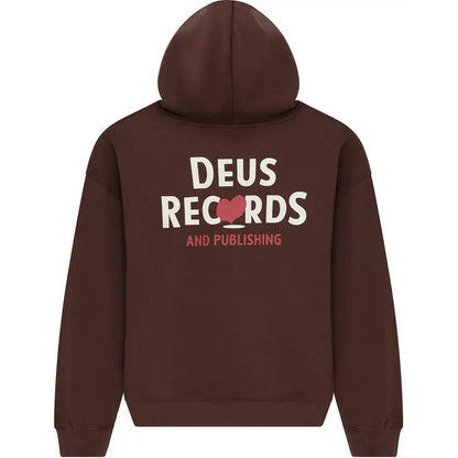Felpe con cappuccio Uomo Deus Ex Machina - Deep Cut Hoodie - Marrone