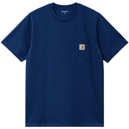 T-shirt Uomo Carhartt Wip - S/S Pocket T-Shirt - Blu