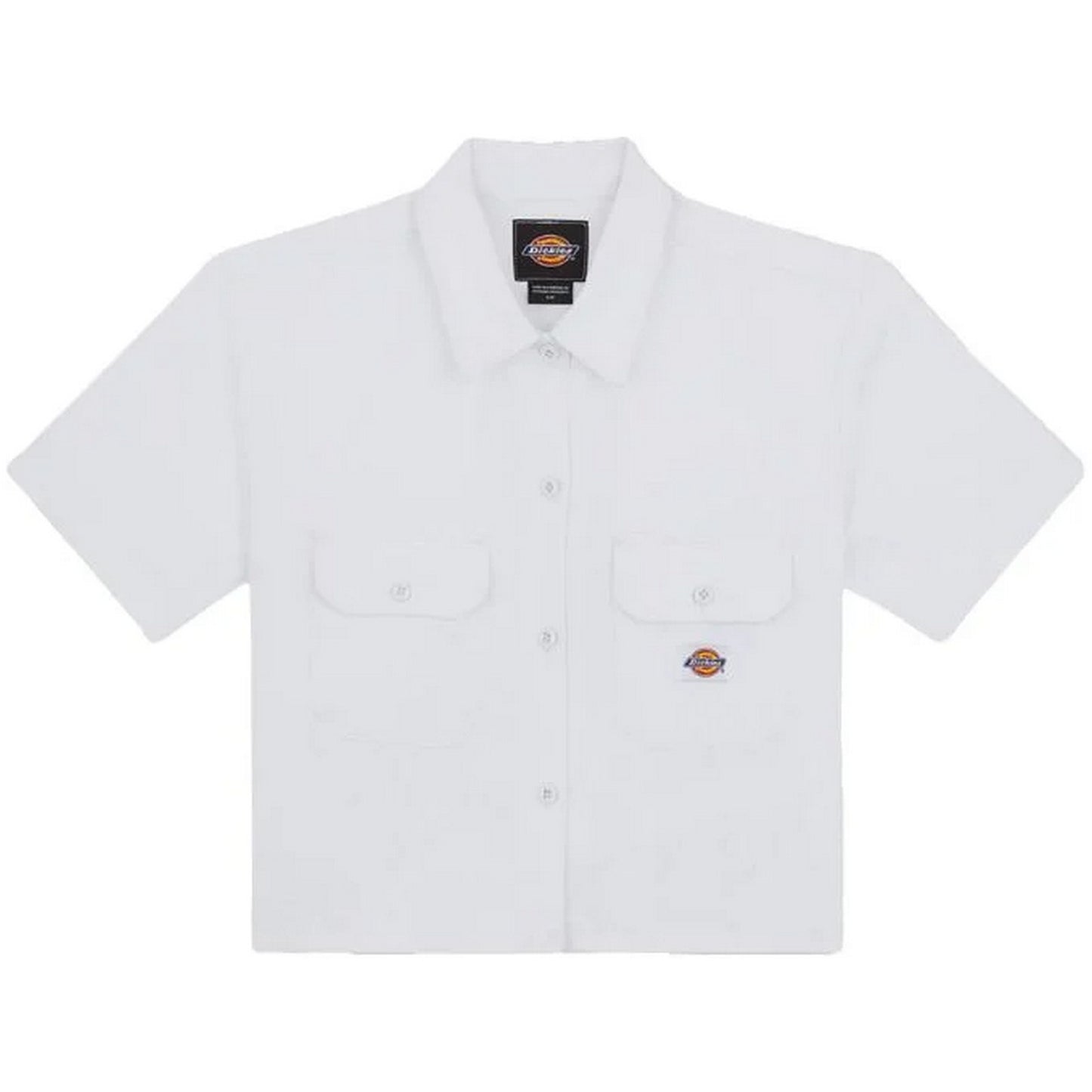 Camicie Donna Dickies - Cropped Ss Work Shirt - Bianco