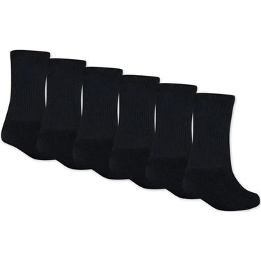 Calze Bambini Unisex Jordan - Everyday Essentials 6Pk Crew - Nero