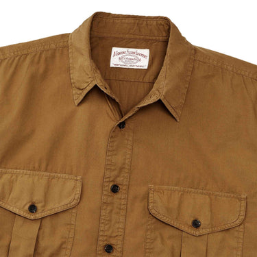 Camicie casual Uomo Filson - Washed Ss Feather Cloth Shirt Yd Feathercloth - Oro