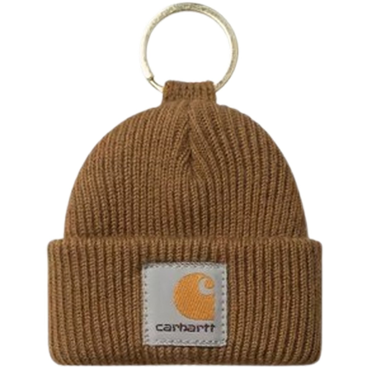 Uomo Unisex Carhartt Wip - Mini Watch Hat Keychain - Marrone