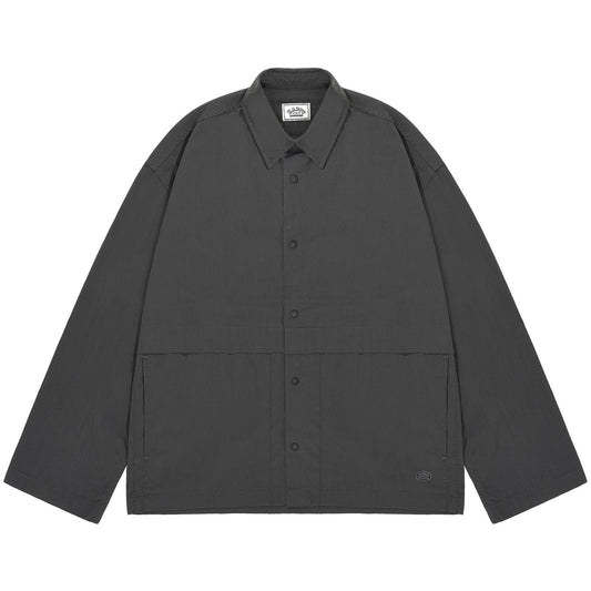 Giacche Unisex KAPPY DESIGN - Snap Shirt Jacket - Marrone