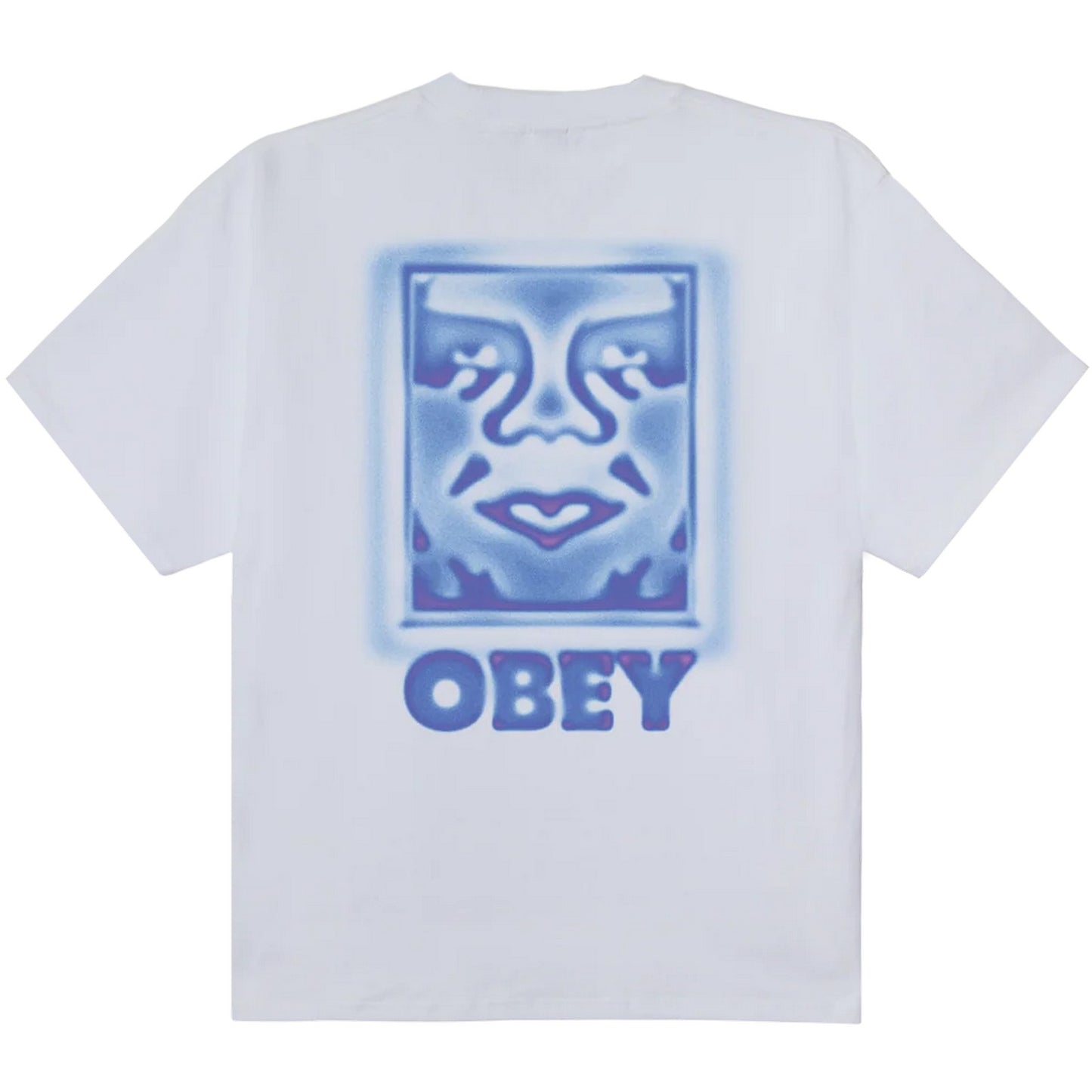 T-shirt Uomo Obey - Obey Heat Map Icon Tee - Bianco