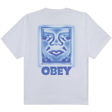 T-shirt Uomo Obey - Obey Heat Map Icon Tee - Bianco