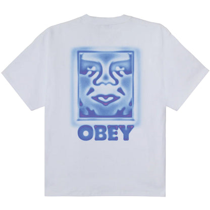 T-shirt Uomo Obey - Obey Heat Map Icon Tee - Bianco