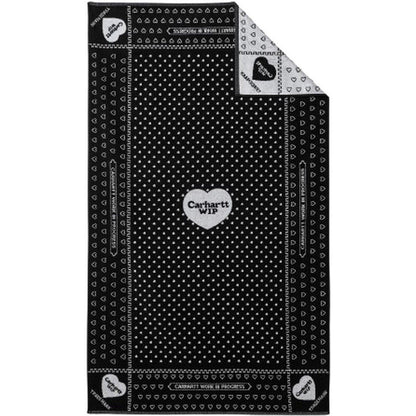 Teli mare Unisex Carhartt Wip - Heart Bandana Towel - Nero