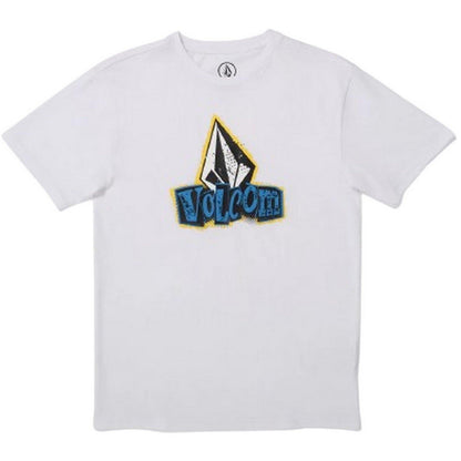 T-shirt Ragazzo Volcom - Sticker Stamp Sst - Bianco