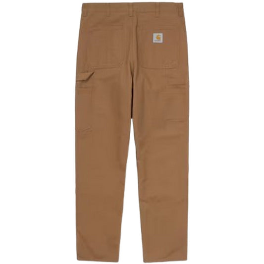 Pantaloni Uomo Carhartt Wip - Double Knee Pant Organic Cotton Dearborn Canvas - Marrone
