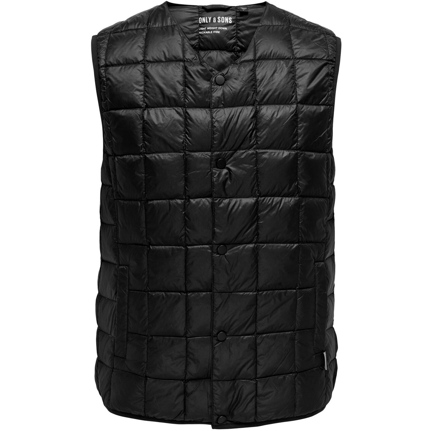 Gilet Uomo Only & Sons - Onsgavin Light Down Vest Otw - Nero