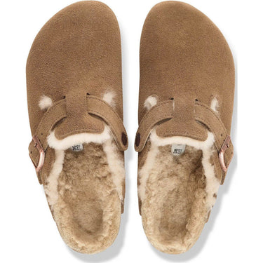 Sandali Unisex Birkenstock - Boston Shearling - Marrone