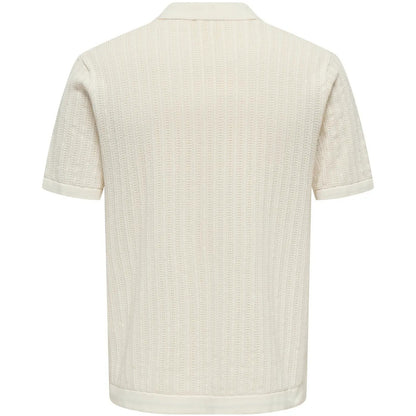 Polo a manica lunga Uomo Only & Sons - Onsmoon Reg 12 Ss Polo Knit Noos - Grigio