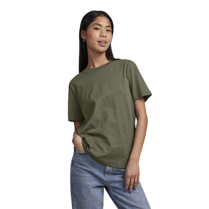 T-shirt Donna Pieces - Pcria Ss Solid Tee Noos Bc - Verde