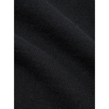 Universal Works Chemises à manches longues pour hommes - Chemise en tricot pull L/S - Noir