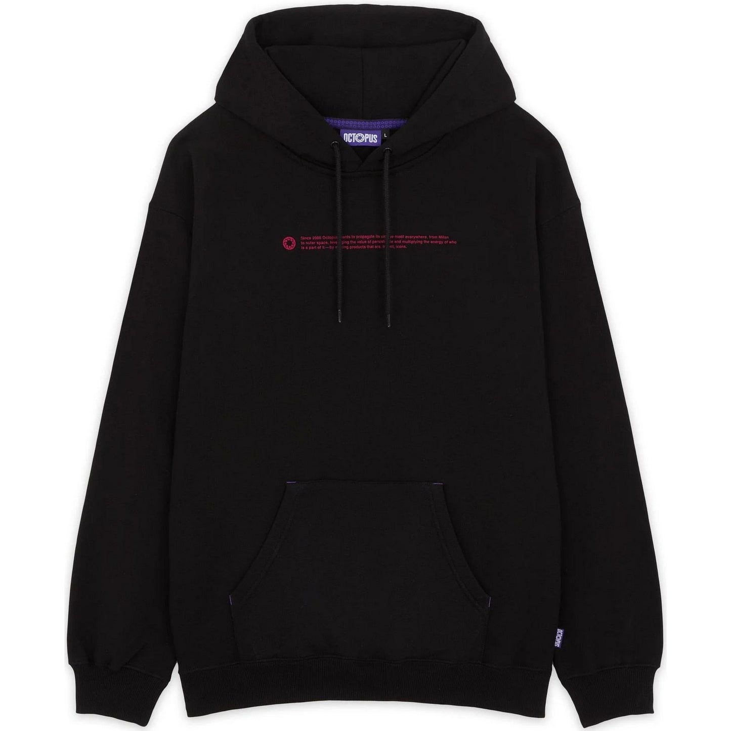 Felpe con cappuccio Uomo Octopus - Outline Logo Hoodie - Nero